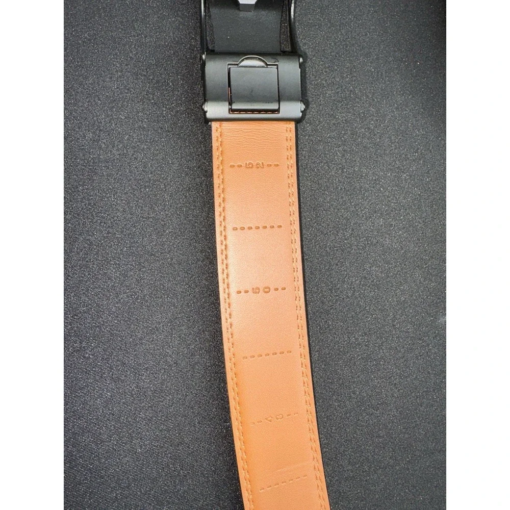 Kemisant Adjustable Rachet Belt Trim To Size Up To 52 Lot Of 2 Belts Gray Brown